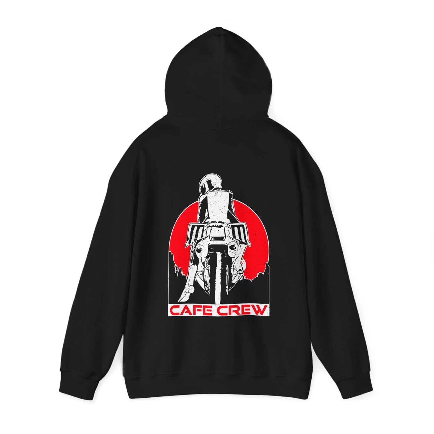 Cafe Crew-Red Hoodie