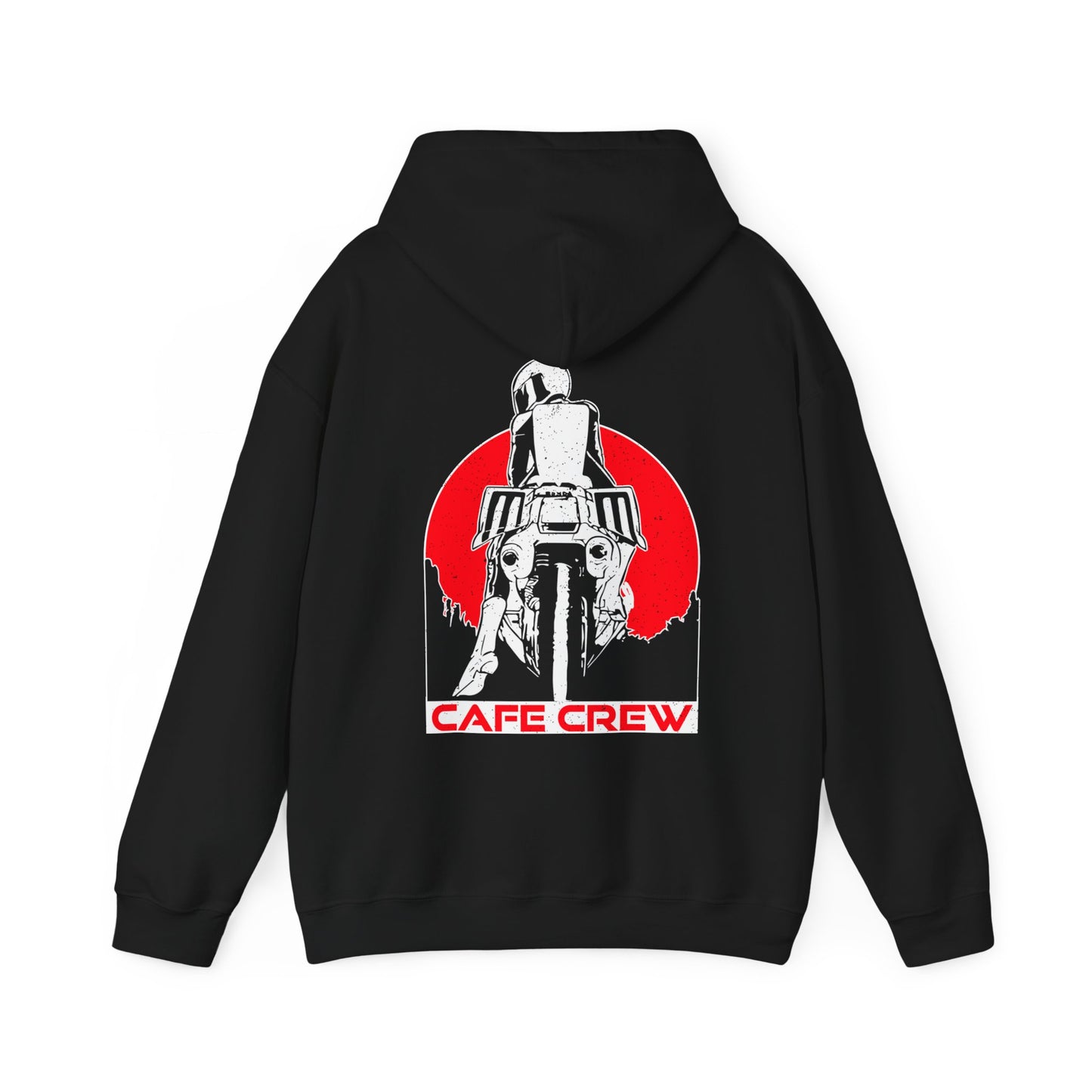 Cafe Crew-Red Hoodie