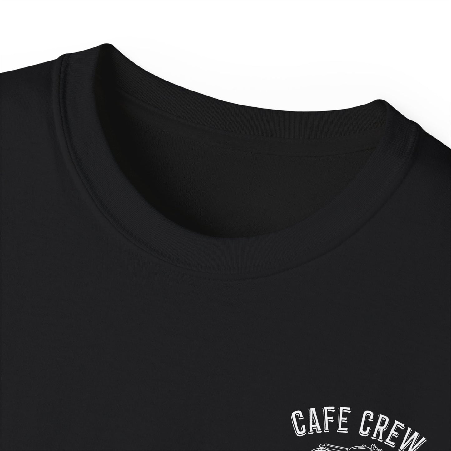 Cafe Crew Good Vibes & Good Rides Back Logo Tee