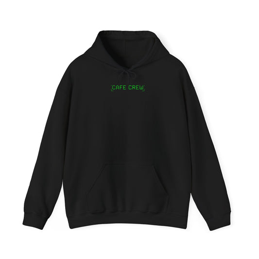 Cafe Crew-Green Hoodie