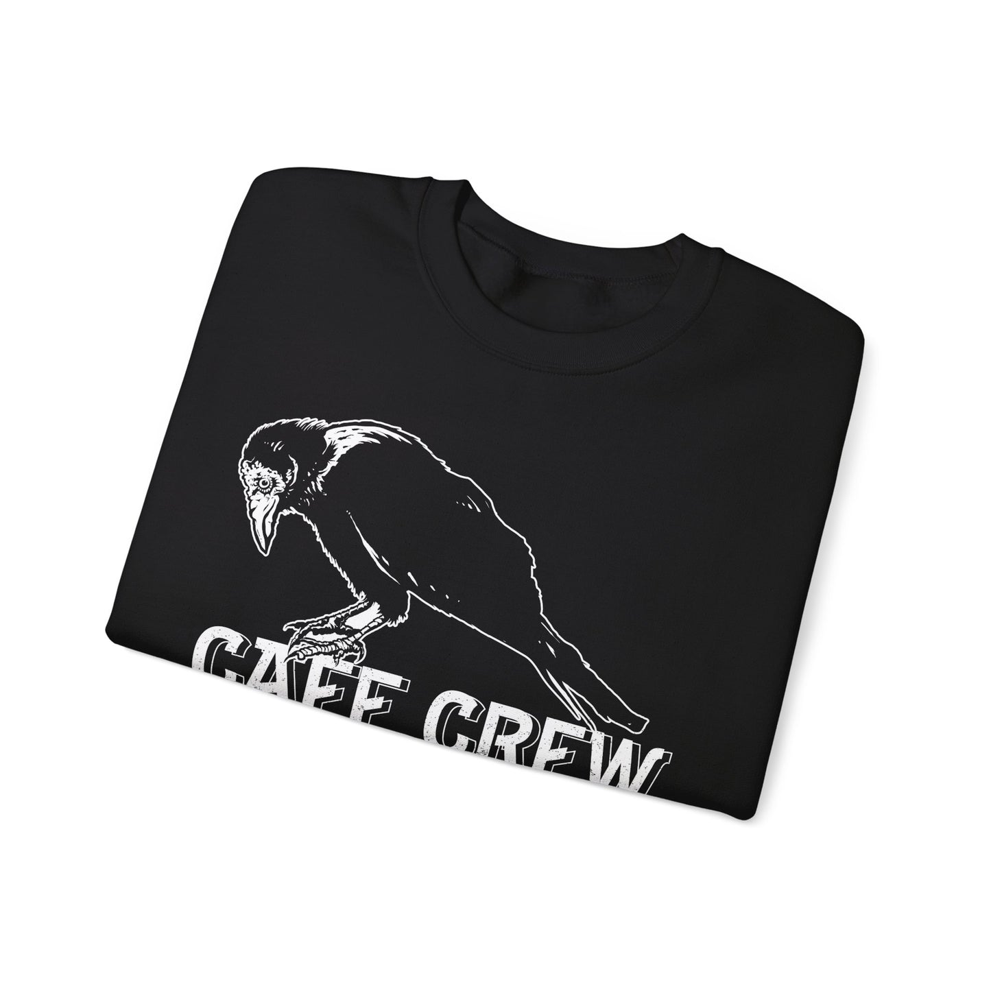 Cafe Crew Crow- Crewneck Sweatshirt