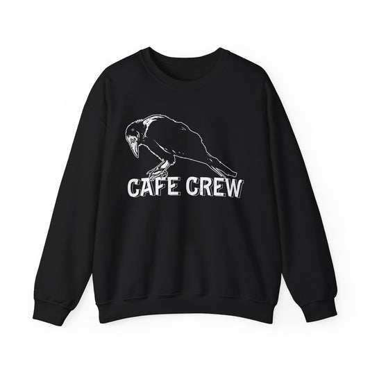 Cafe Crew Crow- Crewneck Sweatshirt