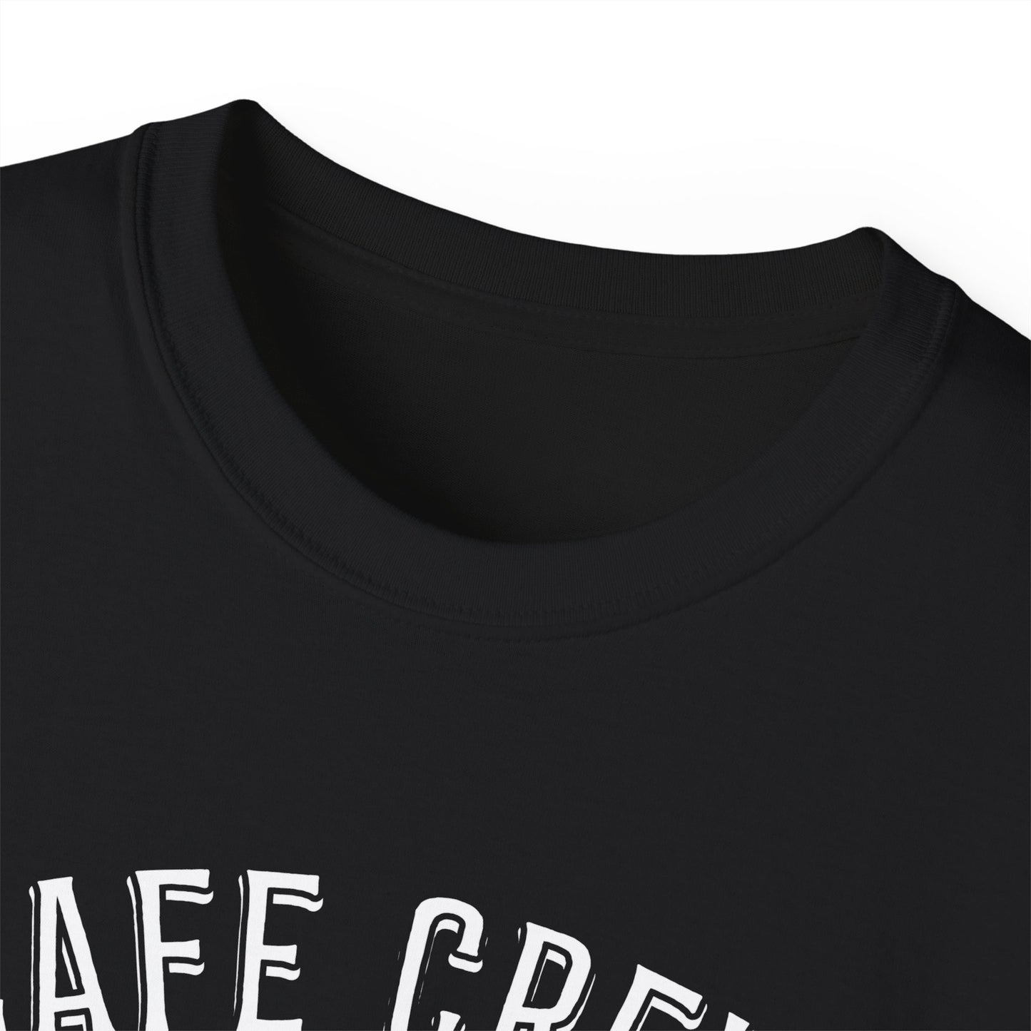 Cafe Crew Good Vibes & Good Rides Front Logo Tee